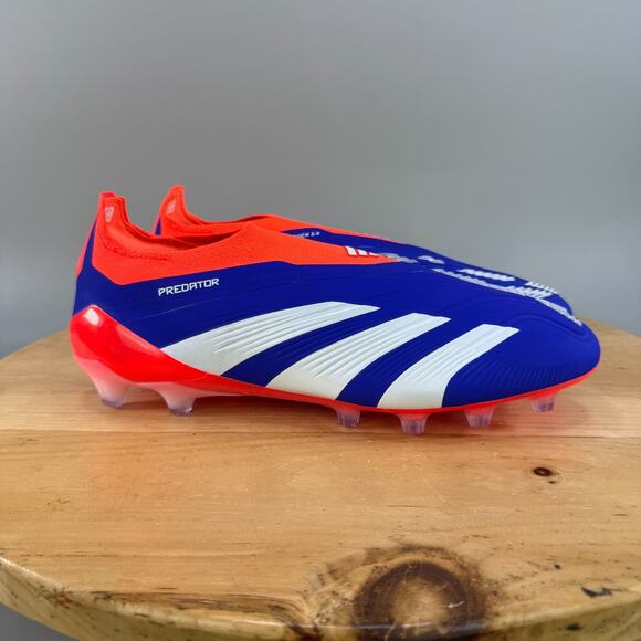 Adidas Predator Elite LL FG Mens Size 8.5 Soccer Cleats Laceless Lucid Blue NEW - Picture 1 of 8